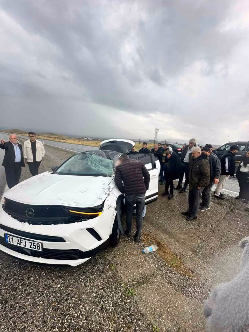 Diyarbakır’da trafik kazası: 1 yaralı