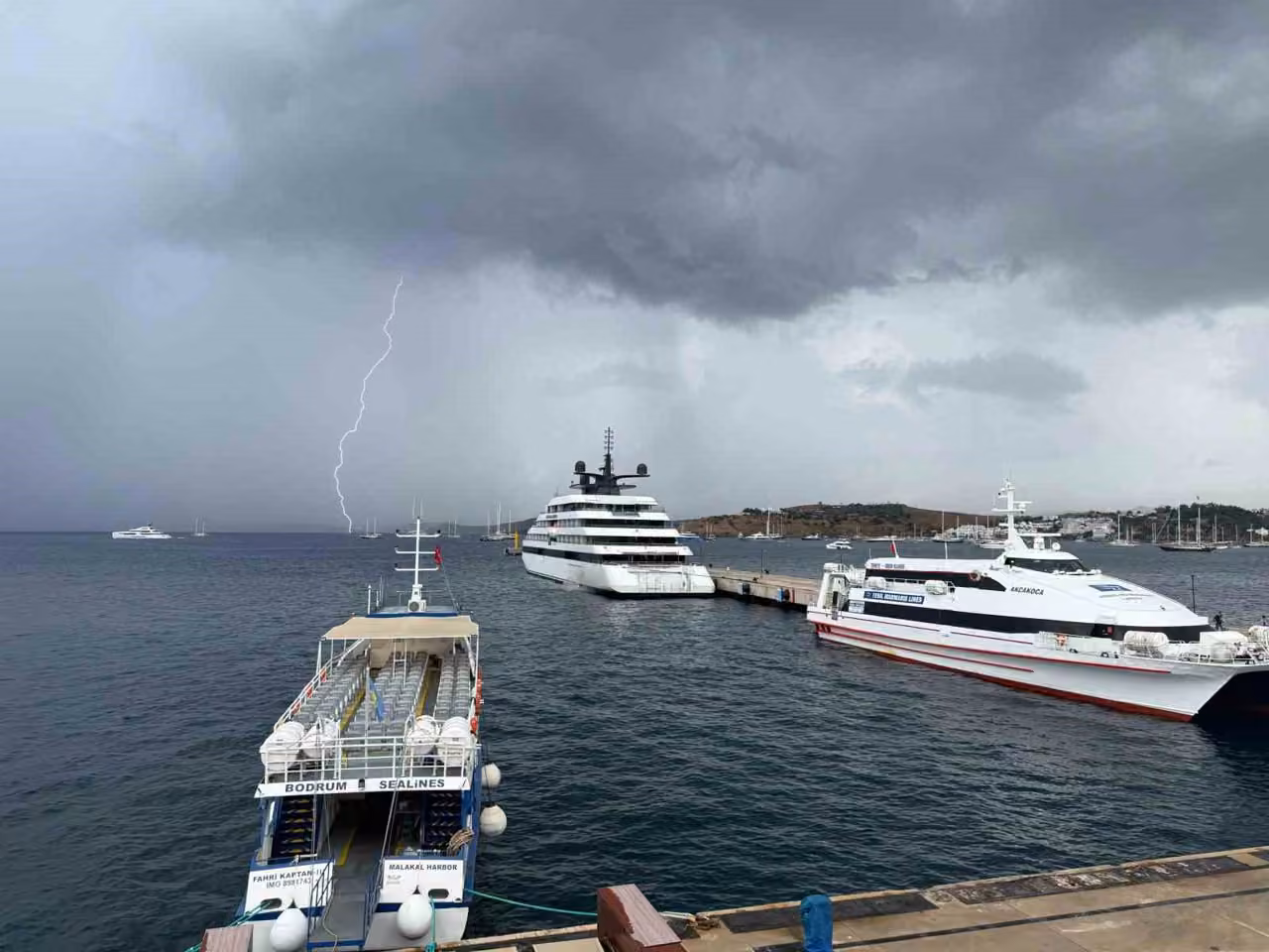 Bodrum’a kruvaziyerle 100 turist geldi