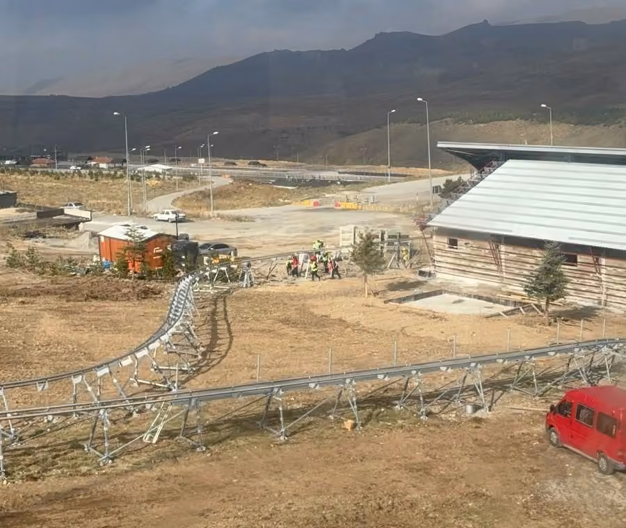 Erciyes’te dağ kızağı projesinde çalışmalar hızla sürüyor