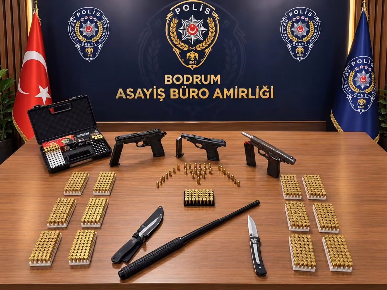 Bodrum’da silah sesleri paniğe neden oldu: 2 gözaltı