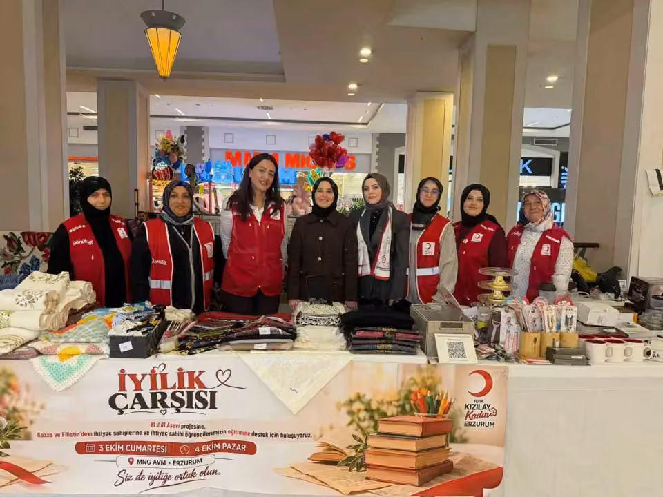 Erzurum’da iyilik çarşısı dayanışmayı büyütüyor